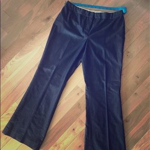 Slate Grey Tahari Pinstripe Pants sz10